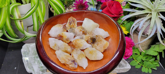 Raw Citrine Points - Rock Bottom Jewelry & Engraving
