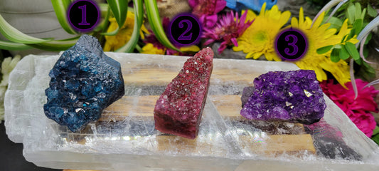 Dyed Amethyst Clusters - Rock Bottom Jewelry & Engraving