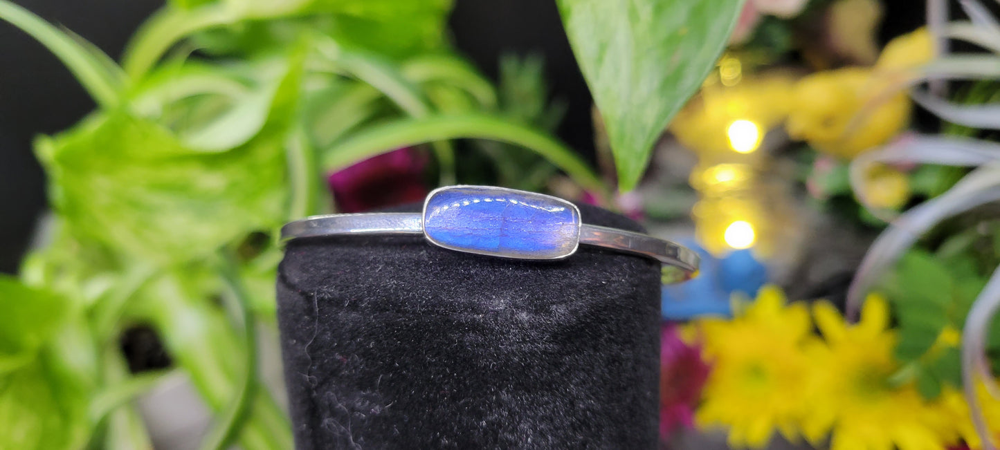 Labradorite Flex Bracelet - Rock Bottom Jewelry & Engraving