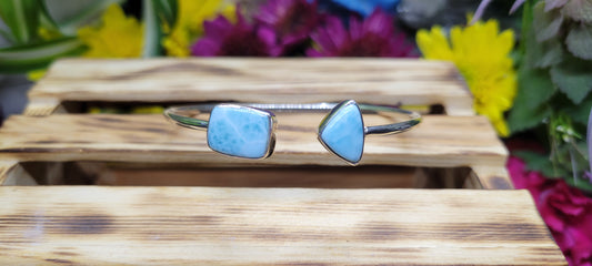 Larimar Flex Bracelet - Rock Bottom Jewelry & Engraving
