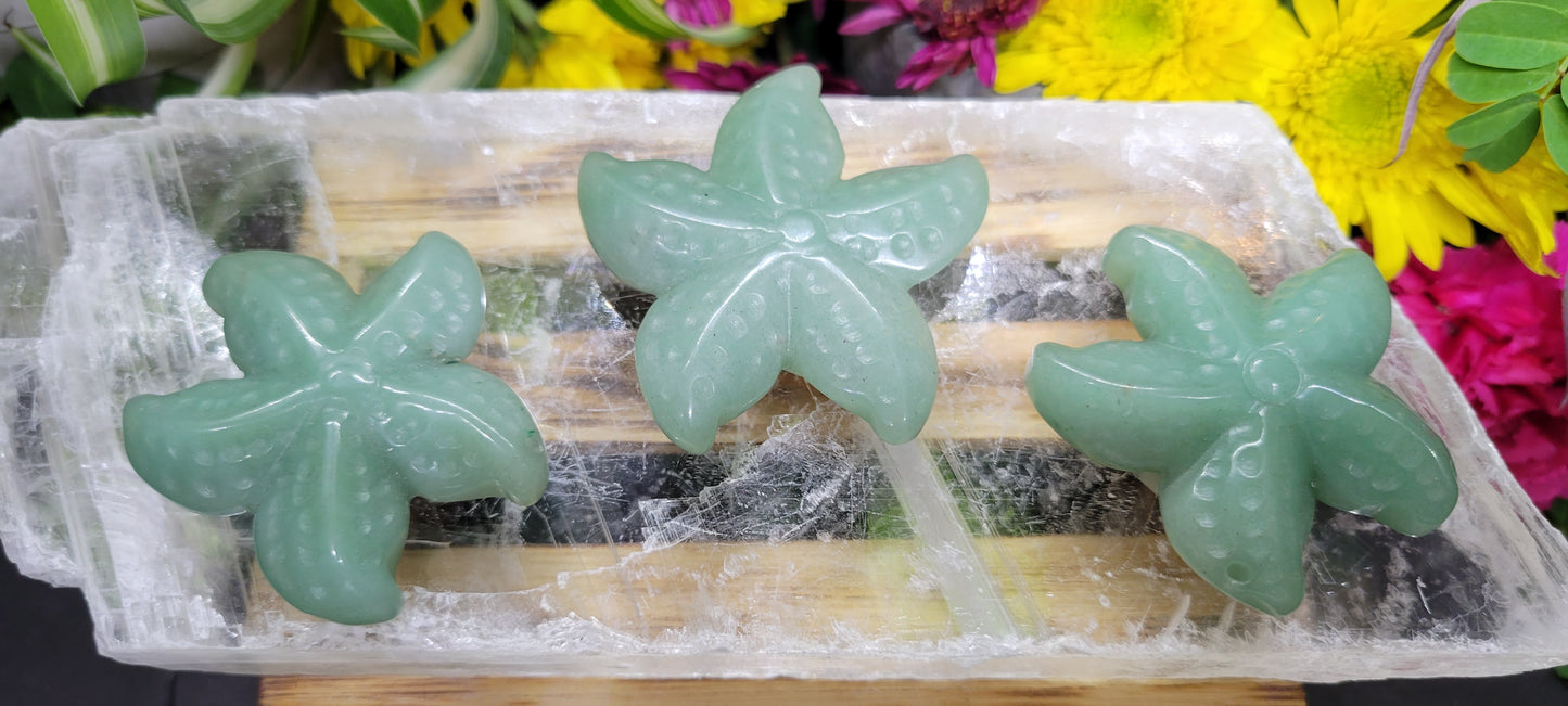 Green Aventurine Starfish - Rock Bottom Jewelry & Engraving