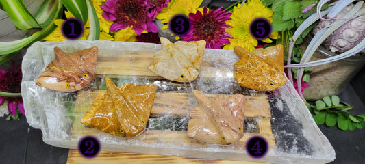 Soapstone Stingray Carvings - Rock Bottom Jewelry & Engraving