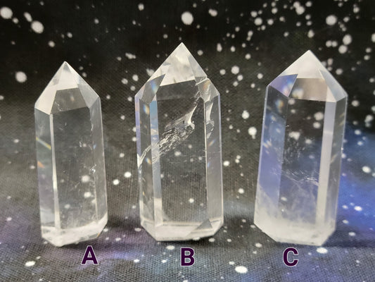 Small Clear Quartz Towers