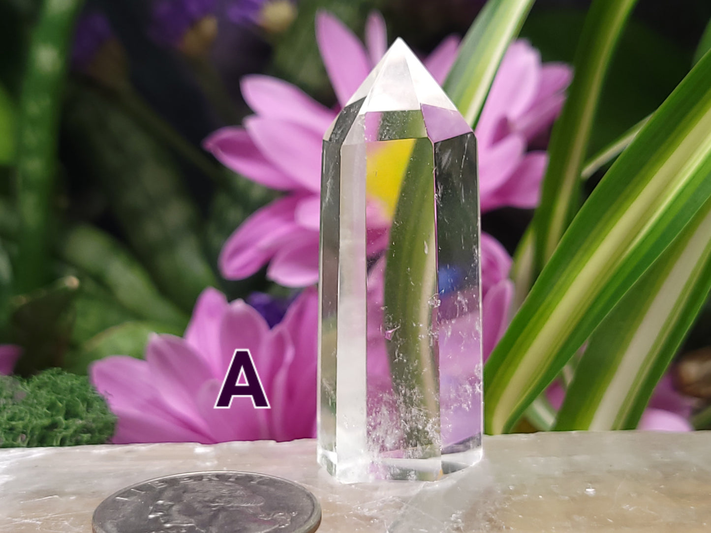 Small Clear Quartz Towers