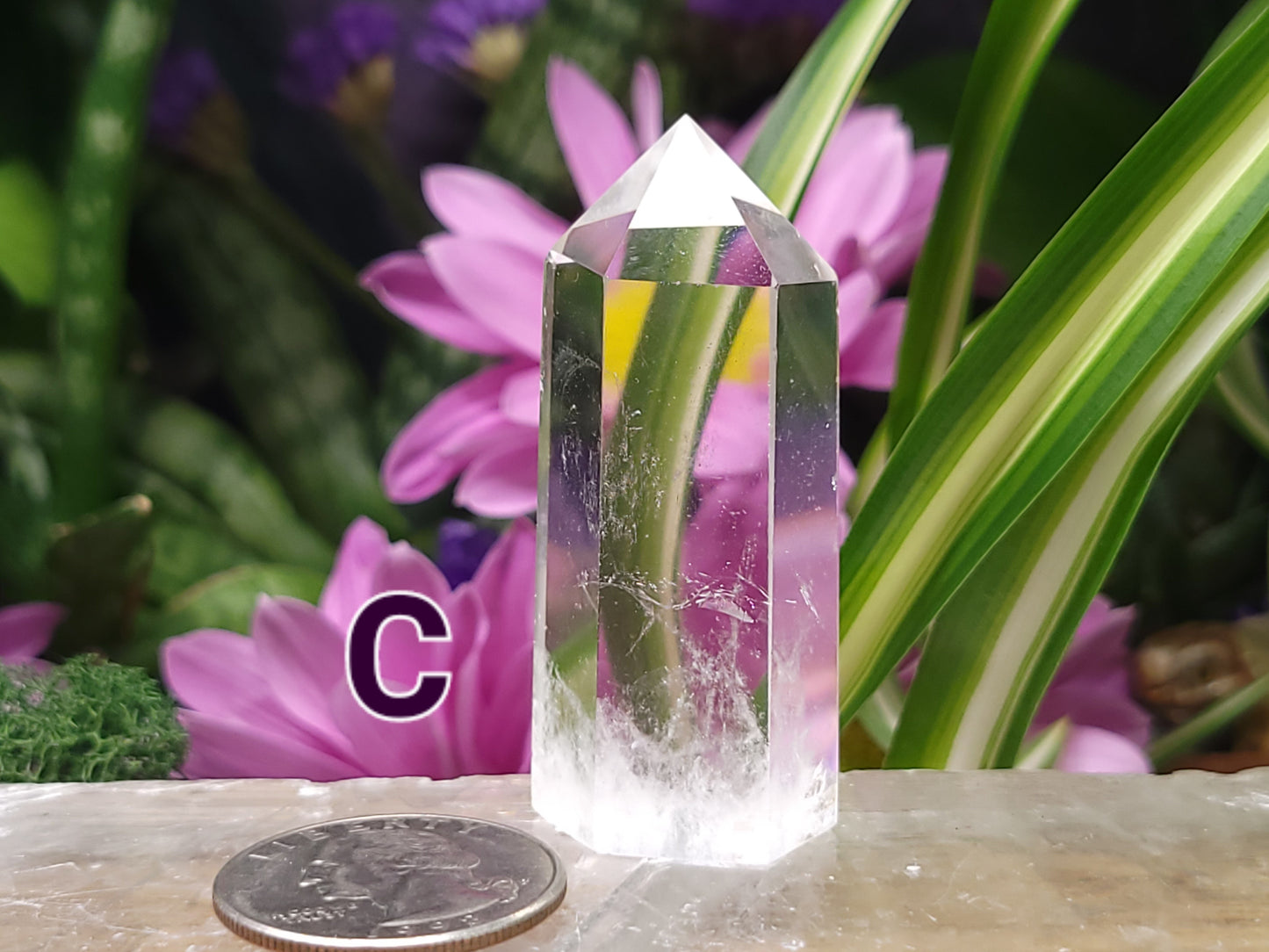 Small Clear Quartz Towers