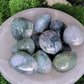 Moss Agate Tumble - Rock Bottom Jewelry & Engraving