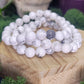 Howlite Stretch Bead Bracelets - Rock Bottom Jewelry & Engraving