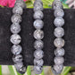 Black Labradorite Stretch Bead Bracelets - Rock Bottom Jewelry & Engraving