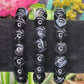 Black Agate Stretch Bead Bracelets - Rock Bottom Jewelry & Engraving