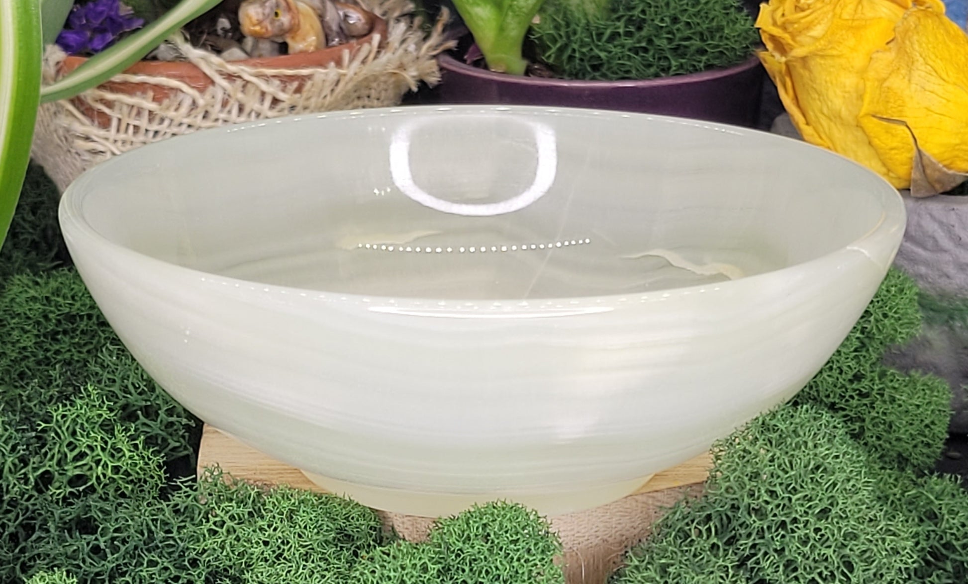 Green Banded Onyx Bowl - Rock Bottom Jewelry & Engraving