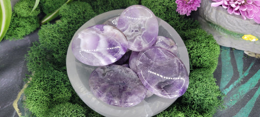 Dream Amethyst Worry Stone - Rock Bottom Jewelry & Engraving