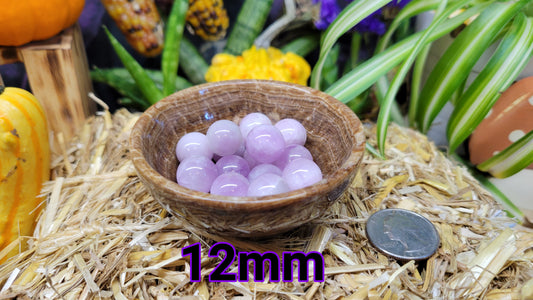 Kunzite Mini Spheres - Rock Bottom Jewelry & Engraving