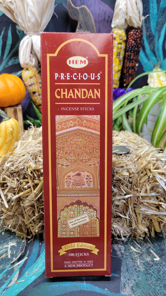 HEM Precious Chandan Incense - 100 sticks