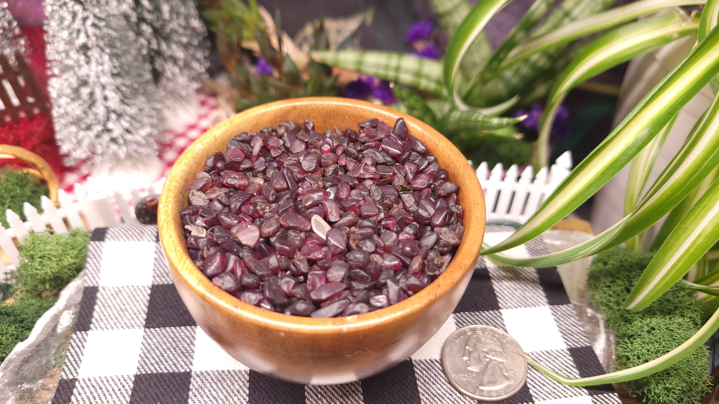 Garnet Chip Stones