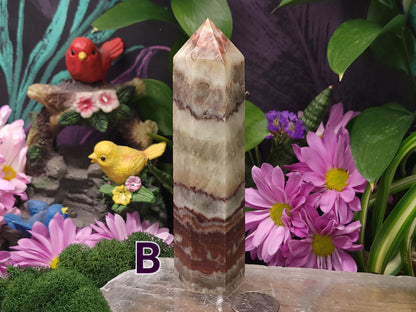 Tricolor Calcite Towers
