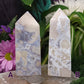 Blue Flower Agate Towers