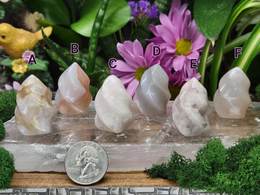 Mini Flower Agate Flames