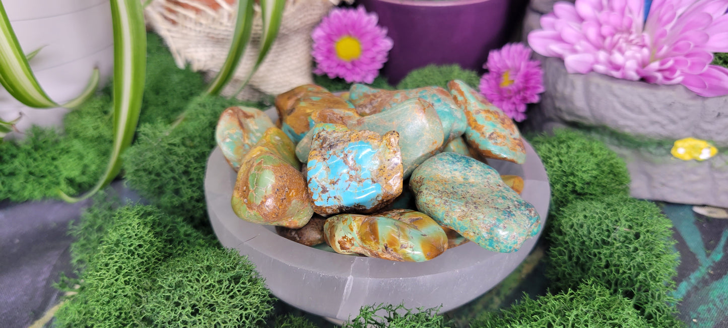 Turquoise Tumble - Rock Bottom Jewelry & Engraving