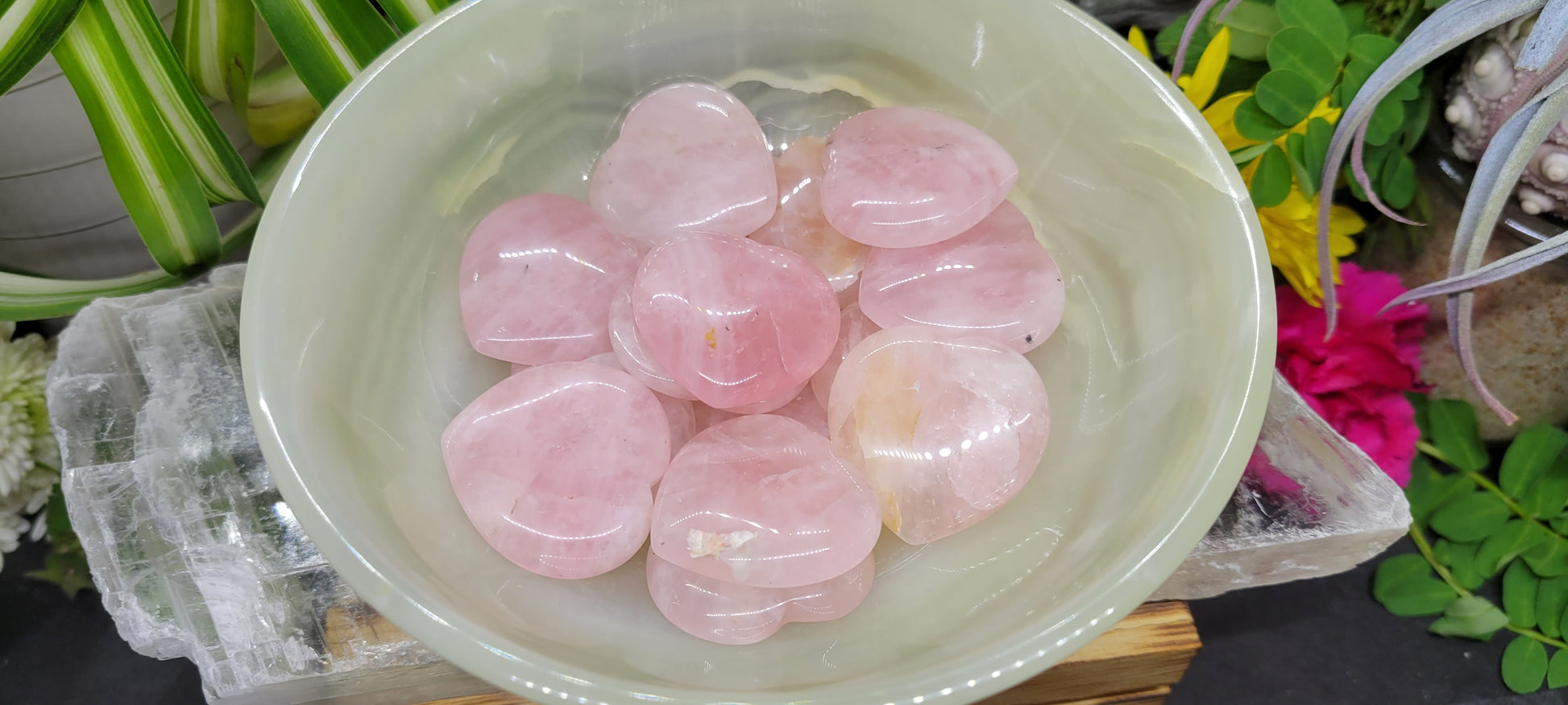 Rose Quartz Heart Cabochon - Rock Bottom Jewelry & Engraving