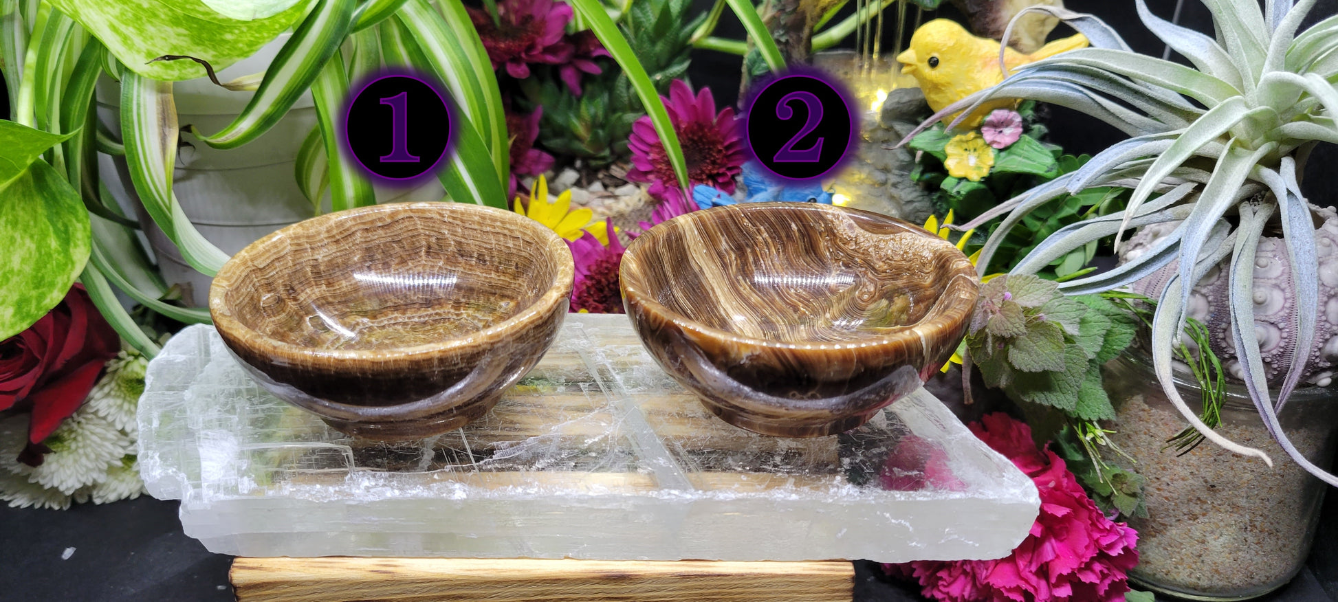 Chocolate Calcite Bowls - Rock Bottom Jewelry & Engraving