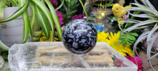 Indigo Gabbro Sphere - Rock Bottom Jewelry & Engraving