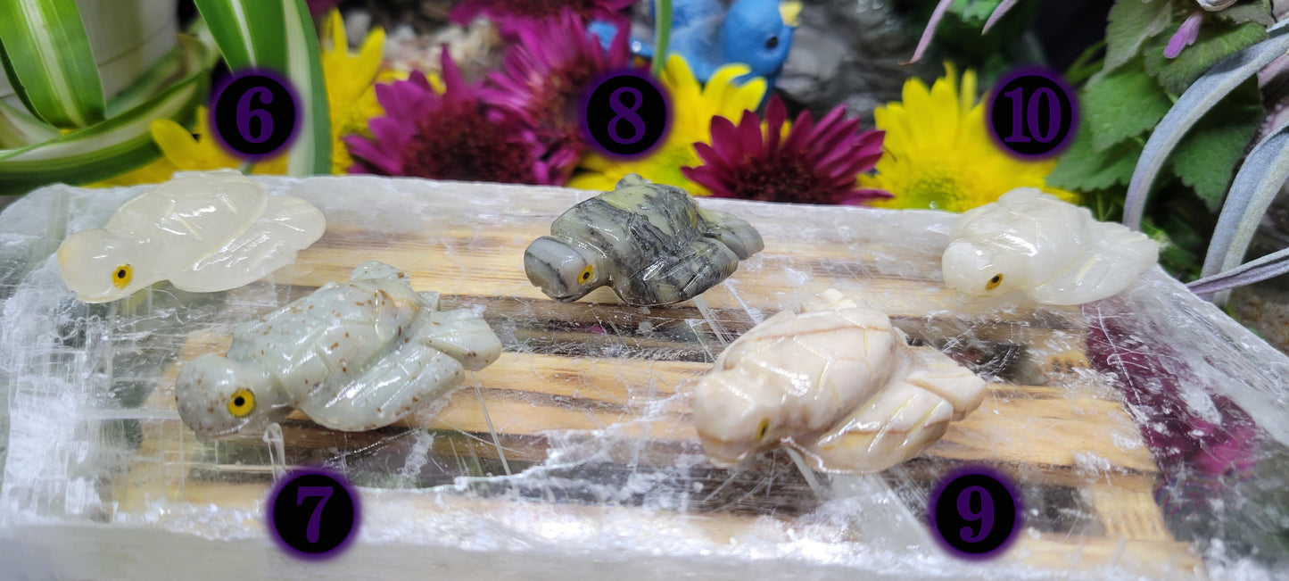 Soapstone Sea Turtle Carvings